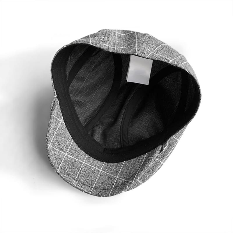 J&J Vintage Plaid Flat Cap