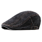 J&L Denim Cotton Flat Cap