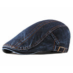 J&L Denim Cotton Flat Cap