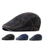J&L Denim Cotton Flat Cap