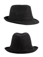 J&M Black Felt Trilby Hat
