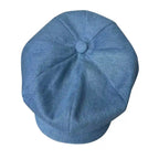 Jacksonville Blue Denim Newsboy Cap