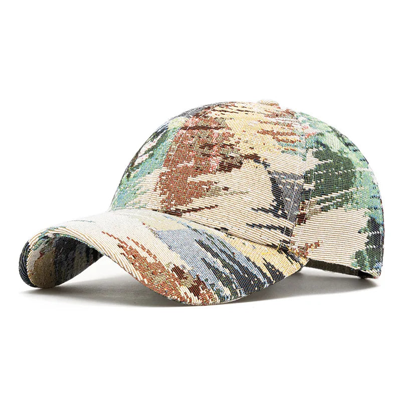 Jacquard Craft Mandala Cotton Baseball Cap