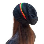 Jamaica Reggae Slouchy Knitted Beanie