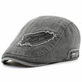 Jamont Scratched Cotton Flat Cap