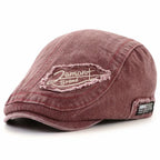 Jamont Scratched Cotton Flat Cap