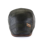 Jamont Leather Flat Cap