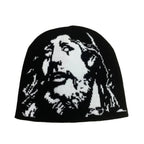 Jesus Christ Face Skully Beanie