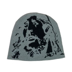 Jesus Christ Face Skully Beanie