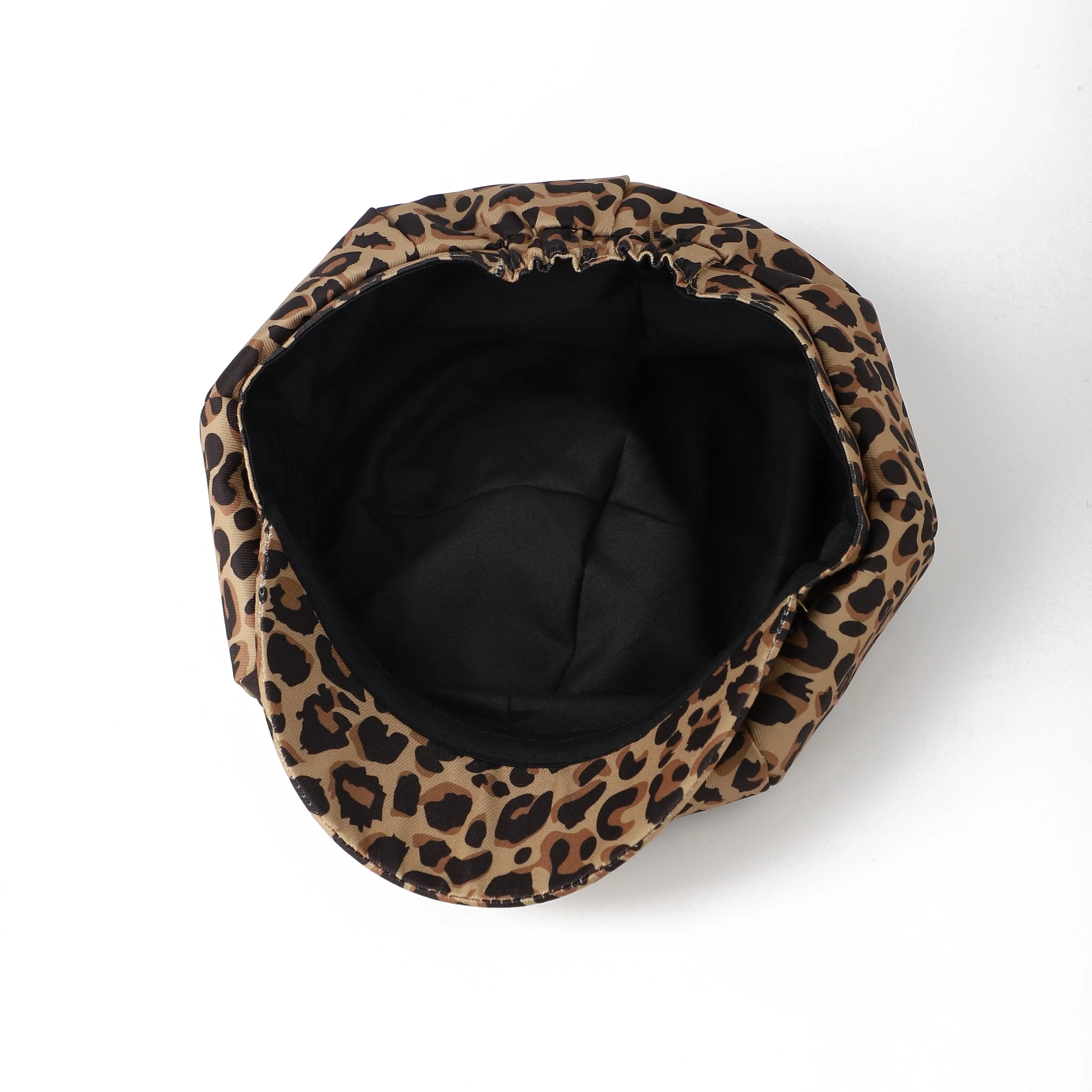 Jolene Women Animal Print 8-Panels Newsboy Cap