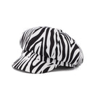 Jolene Women Animal Print 8-Panels Newsboy Cap