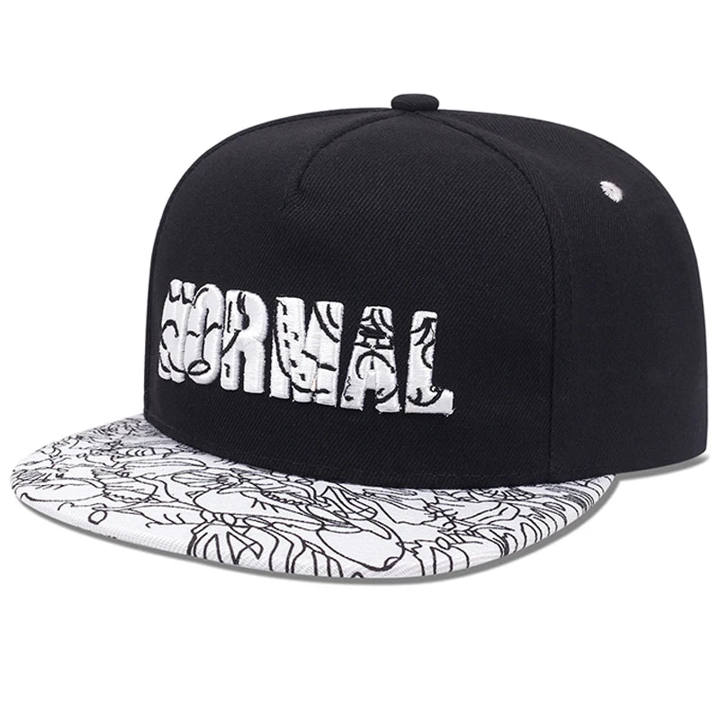 Just Normal Abstract Snapback Cap