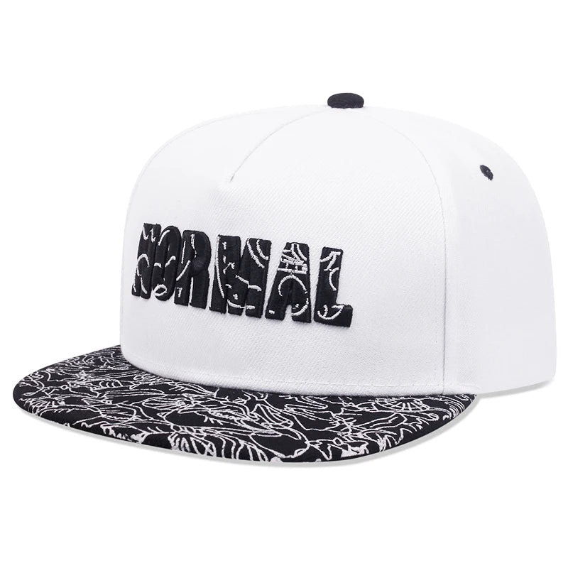 Just Normal Abstract Snapback Cap