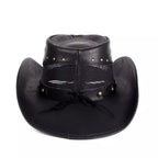 Justin Mesh Genuine Leather Cowboy Hat