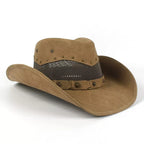 Justin Mesh Genuine Leather Cowboy Hat