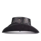 Justin Mesh Genuine Leather Cowboy Hat