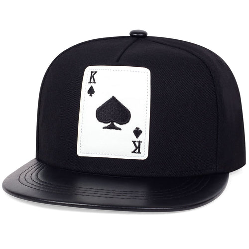 Black and white Snapback Cap