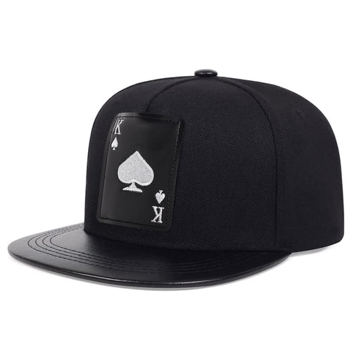 Black Snapback Cap