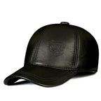 KNS Genuine Leather Baseball Cap
