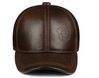 KNS Genuine Leather Baseball Cap