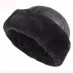 KOV Russian Winter Lined Leather Cap