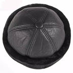 KOV Russian Winter Lined Leather Cap