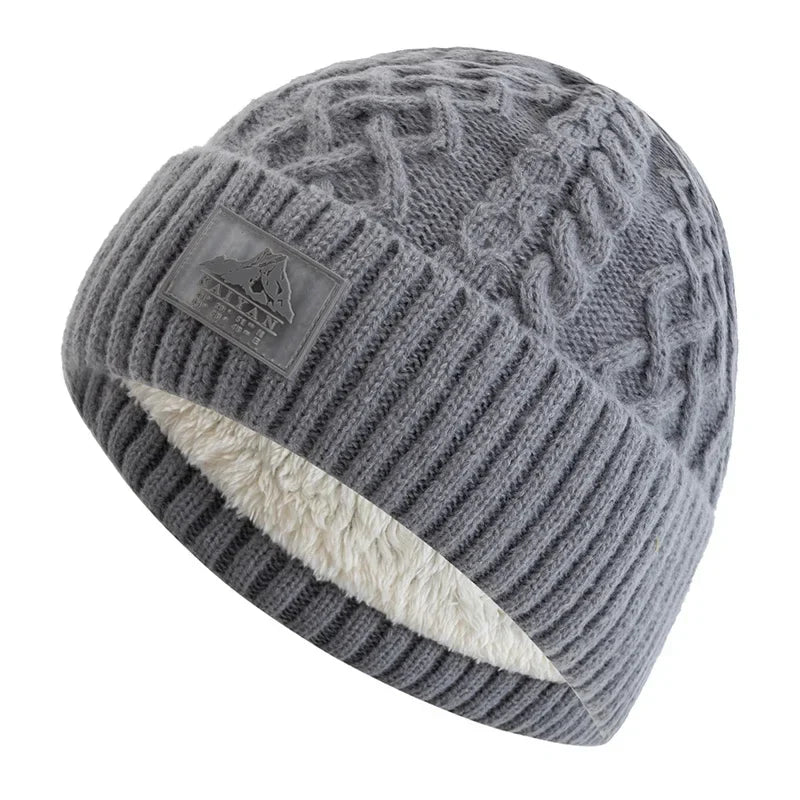 Kaiyan Winter Plush Knitted Beanie
