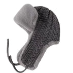 Kansas Winter Knitted Fur Trapper Bomber Hat