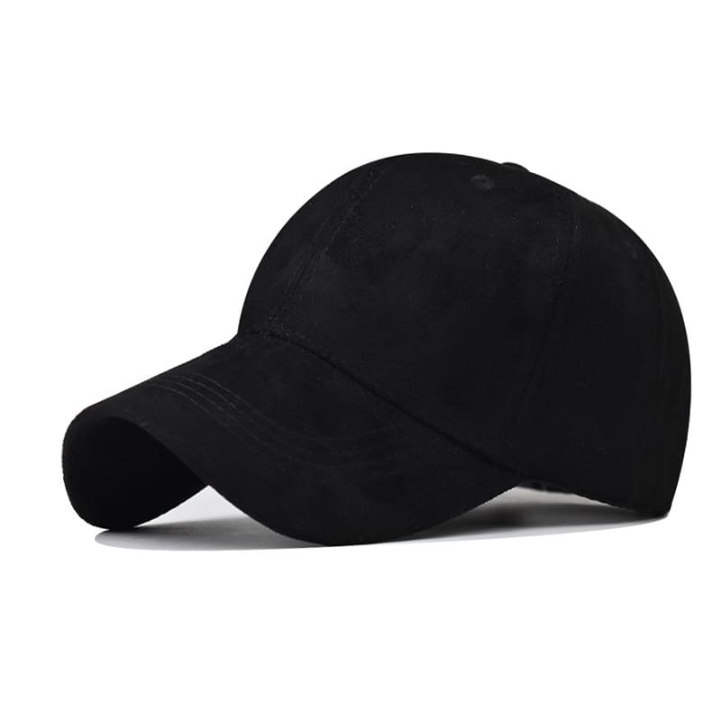 Kansas Suede Curved Baseball Cap