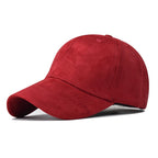 Kansas Suede Curved Baseball Cap