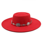 Kayl Wide-Brimmed Porkpie Hat