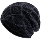 Kearney Winter Rhombuses Fur Knitted Beanie