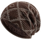 Kearney Winter Rhombuses Fur Knitted Beanie