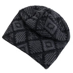 Kearney Winter Rhombuses Fur Knitted Beanie