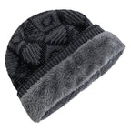 Kearney Winter Rhombuses Fur Knitted Beanie