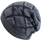 Kearney Winter Rhombuses Fur Knitted Beanie