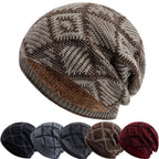 Kearney Winter Rhombuses Fur Knitted Beanie