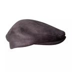 Kearney Vintage Coffee Leather Flat Cap