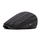 Kennedy Striped Flat Cap