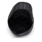 Kennedy Striped Flat Cap