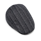 Kennedy Striped Flat Cap