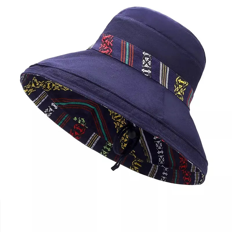 Keruac Multicolor Striped Bucket Hat