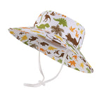 Kids Toddlers Dinosaurs Sun Bucket Hat