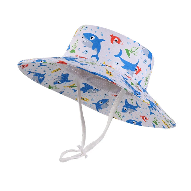Kids Toddlers Dinosaurs Sun Bucket Hat