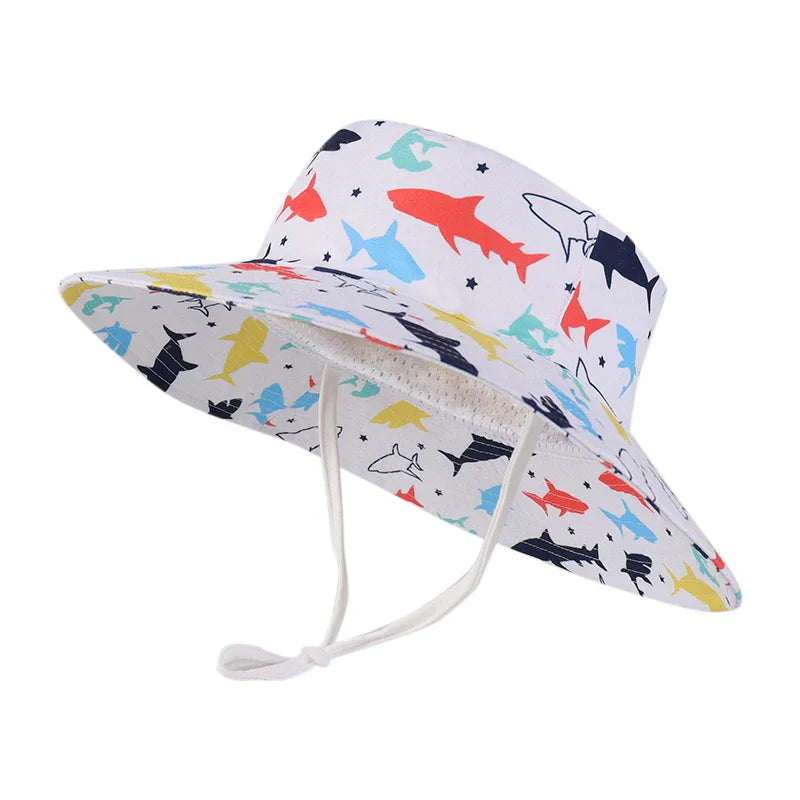 Kids Toddlers Dinosaurs Sun Bucket Hat