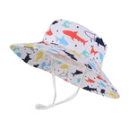 Kids Toddlers Dinosaurs Sun Bucket Hat