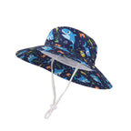 Kids Toddlers Dinosaurs Sun Bucket Hat