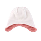 Kids Winter Dotted Earflaps Pom-Pom Beanie