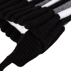 Kids Winter Striped Pom-Pom Earflap Beanie