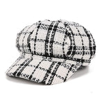 Kirby Women Plaid Cotton Newsboy Cap